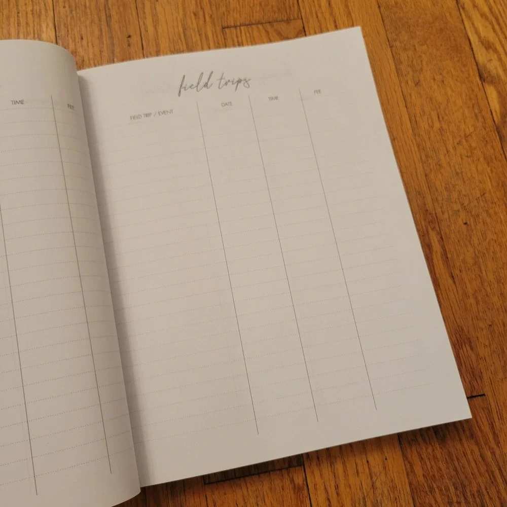 Academy of Excellence Homeschool Planner White Floral FAITH EDITION Proverbs